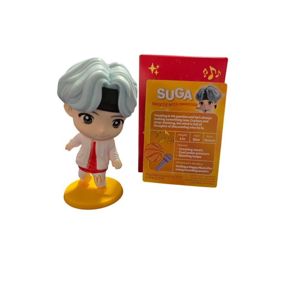 McDonald's TinyTAN BTS Suga Encore Edition Red Box Figure 2025 Collectible Colab